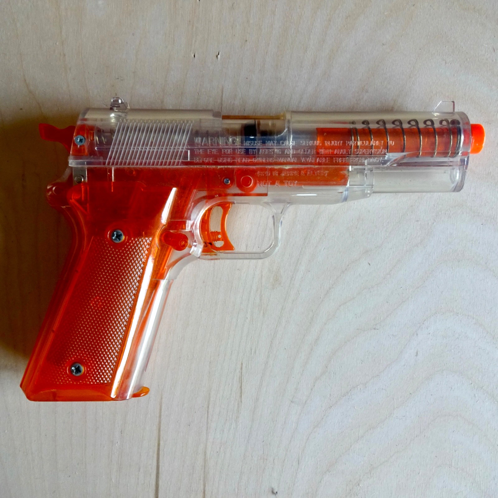Daisy Airstrike 450 Airsoft 6mm Air Soft Gun Pistol Clear Orange