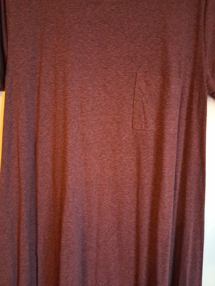 LuLaRoe Carly XL jaspeado borgoña Foto 2 de 2