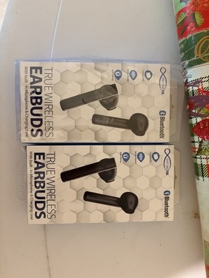 INFINITEK True Wireless Earbuds Bluetooth 2 Pack Stereo Sound Charging Case Mic