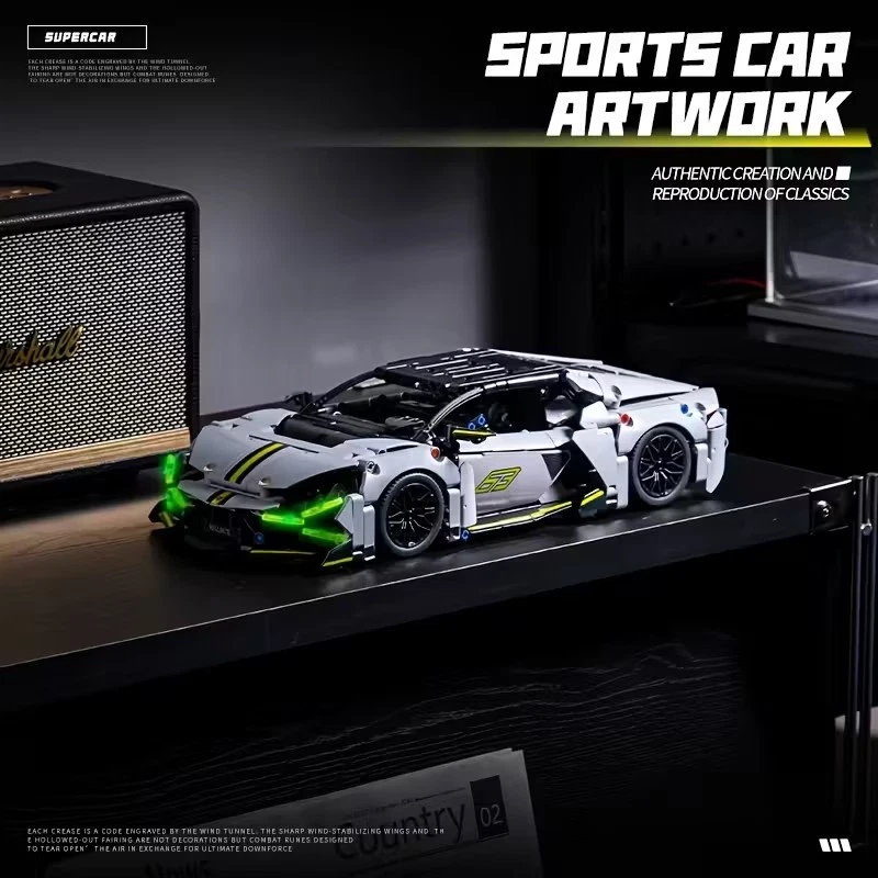 Brick Block Build Technic Car LAMBORGHINI CENTENARIO - BOXED - Image 3 of 4