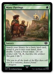 Many Partings #176 Common The Lord of the Rings: Tales of Middle-earth MTG