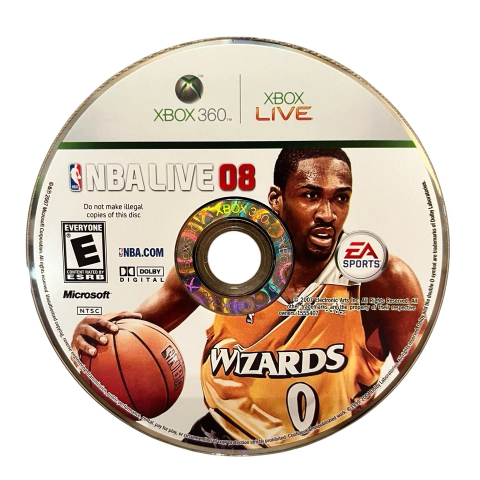 NBA Live 03 07 08 & NBA Jam Bundle Microsoft Xbox 360 probado funcionando ver descripción Foto 4 de 4