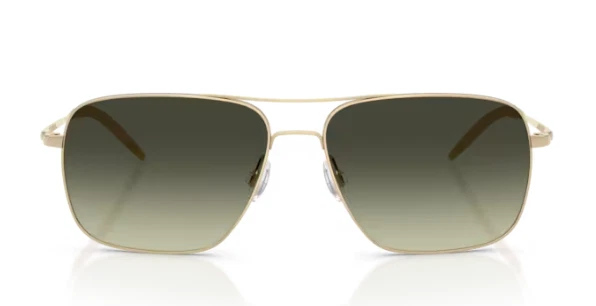 Gafas de sol Oliver People 0OV1150S Clifton 5035BH dorado degradado rectangular para hombre Foto 2 de 4