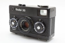 Near MINT Rollei 35 Germany Tessar 40mm f3.5 Lens Film Camera Black From Japan