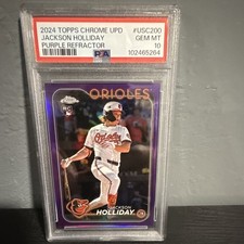 2024 Topps Chrome Update Jackson Holliday Purple Refractor /250 PSA 10 RC
