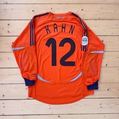 ADIDAS DFB GERMANY GOALKEEPER JERSEY WORLD CUP 2006 #12 KAHN L inc PATCH