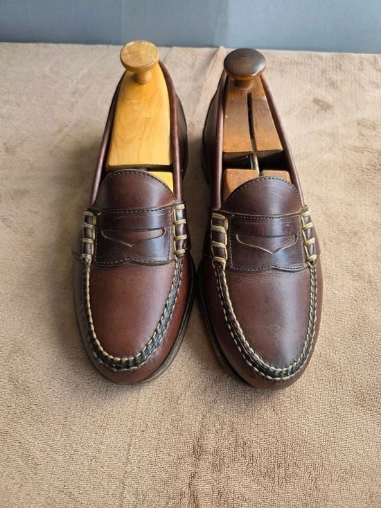 【90s】Polo by Ralph Lauren penny Loafer 茶 25+ Ralph Lauren Loafer Brown Casual Shoes for Men for sale
