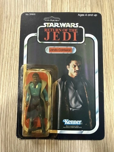 Star Wars Vintage Kenner Lando Calrissian ROTJ 79 Back  Card- UNPUNCHED