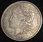 1921  U.S. MORGAN SILVER DOLLAR 90% Silver