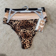 Essentials By Rene Rofe 5pk Multicolor Flexible Fit Thongs. Sz L. NWT  