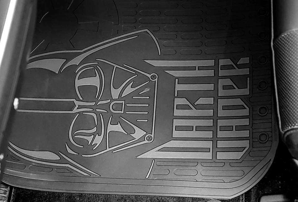 Star Wars Darth Vader Heavy Duty Car Front Floor Mats Set For Isuzu - Image 3 of 4