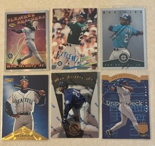 Seattle Mariners HOF Ken Griffey, Jr. lot of 6 unique cards