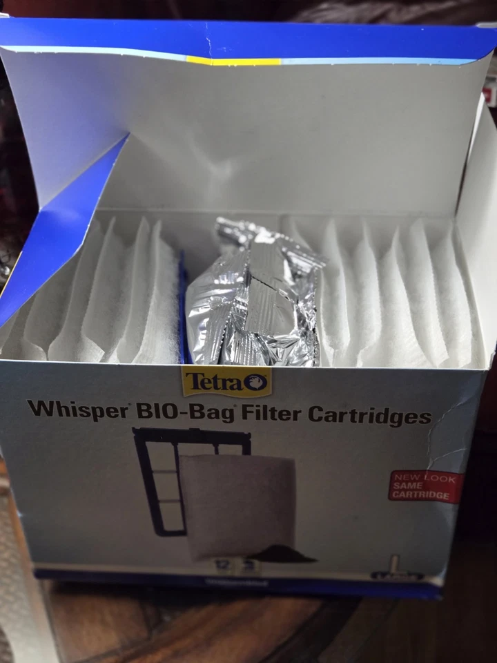 12 cartuchos de filtro grandes Tetra Whisper Bio para acuarios Foto 2 de 4