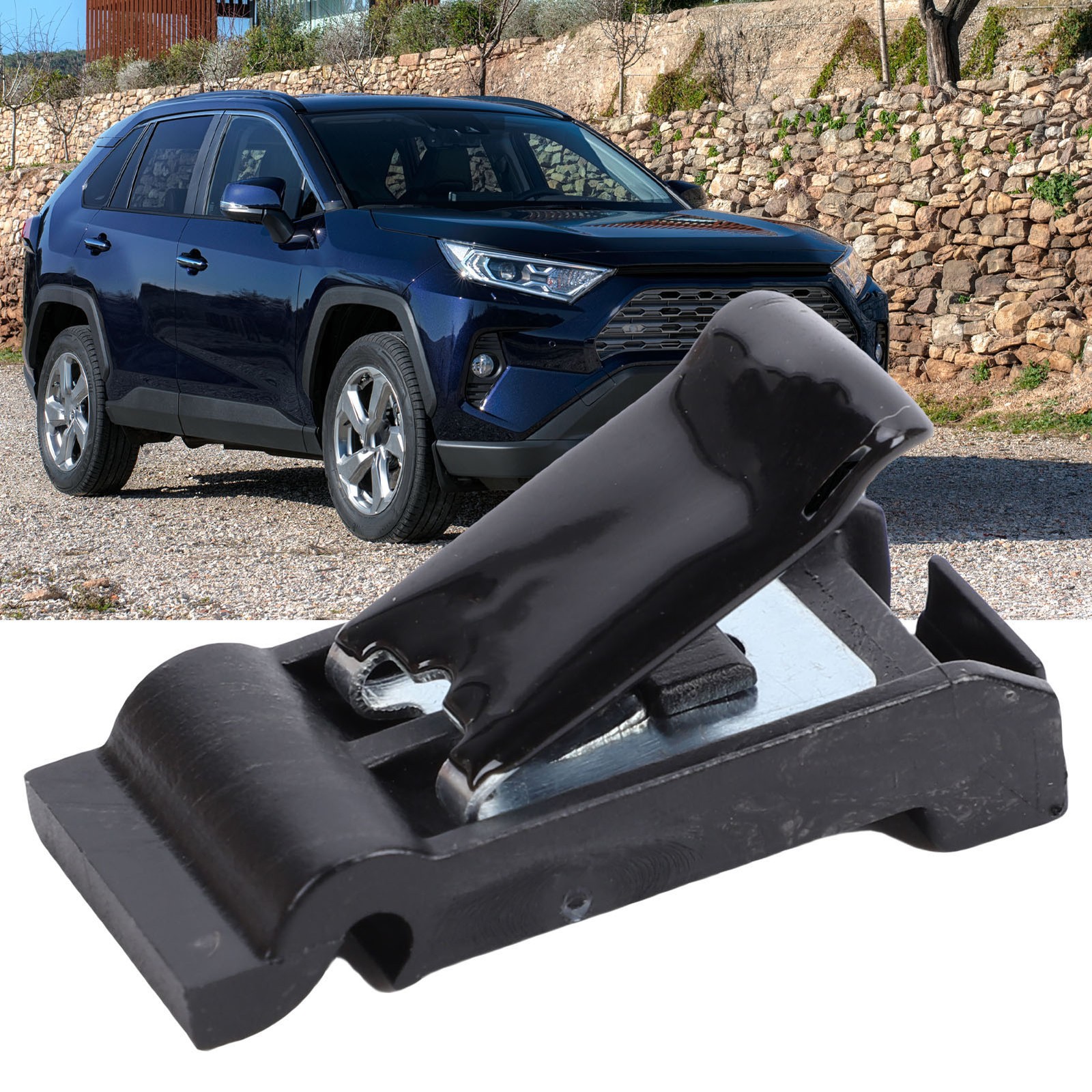 Fuel Door Spring Clip 77360-35040 Black Plastic Gas Fuel Door Cover Release Spri