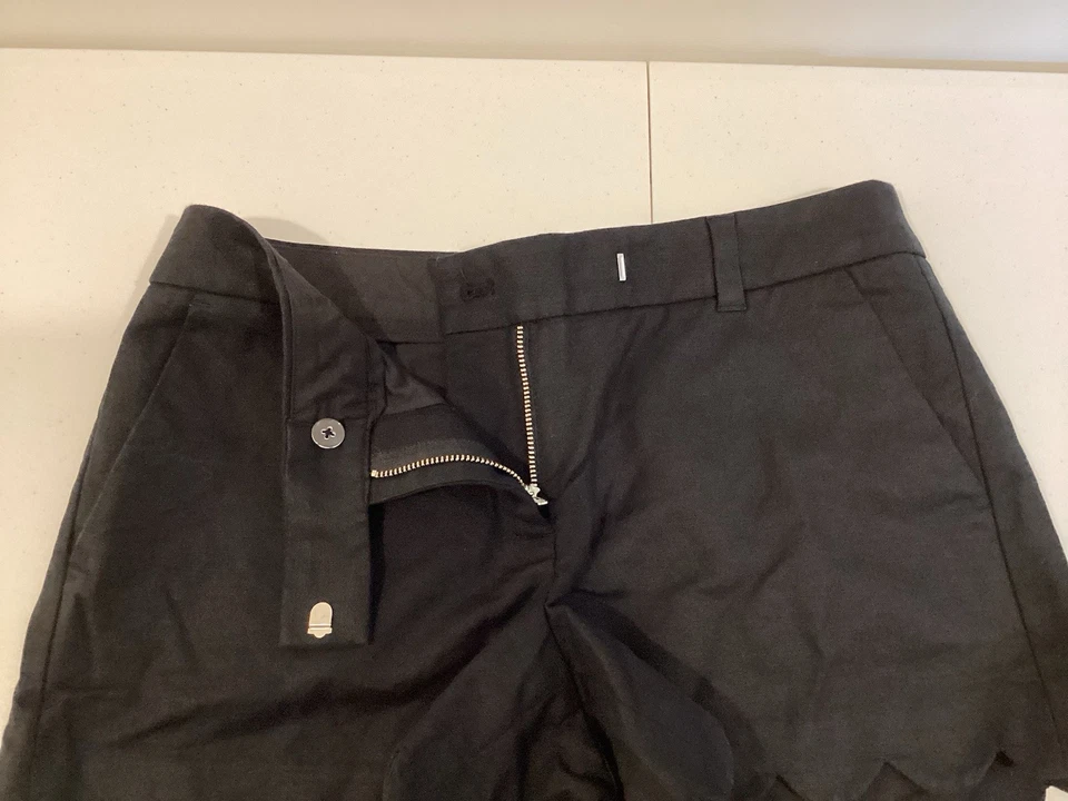 J.Crew Black Scallop Hem Shorts Women’s Size 6 — Classic Dressy Summer Casual - Image 4 of 4