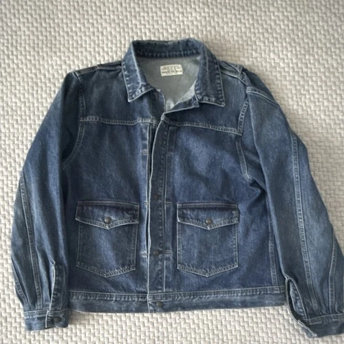 Men’s Imogene and Willie Blue Denim Jean Jacket Button Front. image 3