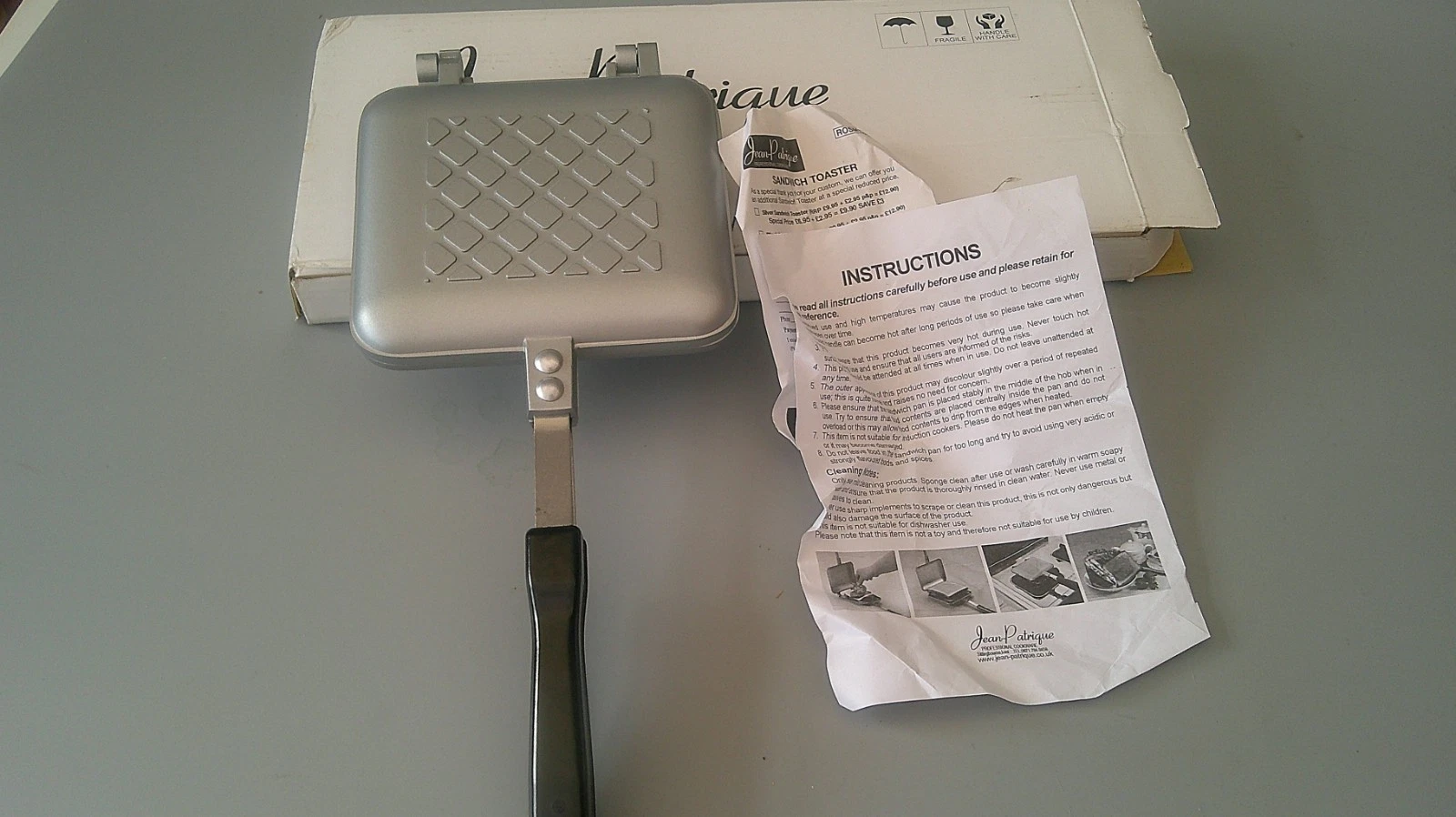 Jean-Patrique Panini sandwich maker press
Opens in a new window or tab