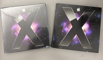 2 MAC OS X Leopard version 10.5 Apple MB427Z/A Retail (1) NEW SEALED , (1) Open