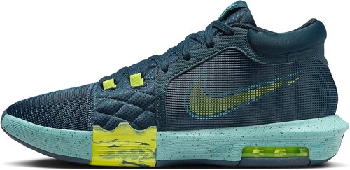 Mens Size 6.5 Nike Lebron Witness 8 Entourage Navy Blue Gold  display picture 1
