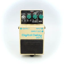 BOSS DD-3 Digital Delay Long Chip Made in Japan Blue Label Guitar Effect Pedal
