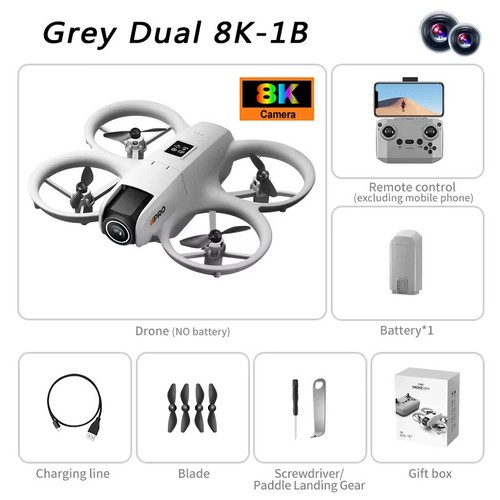 Drohne 8K Kamera Drohne 5G mit Bildschirm RC Drohnenvermeidung Antenne Quadrocopter - Bild 27 von 30