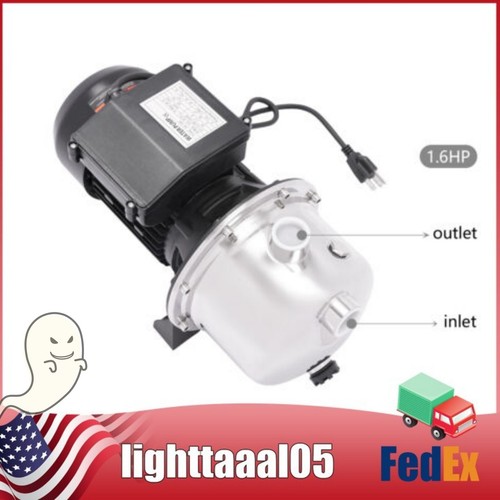 1.6 HP Shallow Well Jet Pump Homes Supply Water Well Jet Pump w/ Pressure Switch
