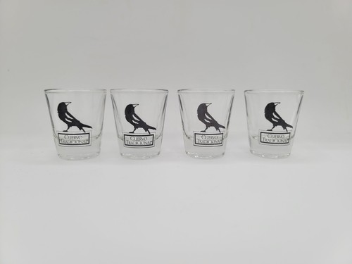 Juego de 4 vasos de chupito de tequila tradicional Jose Cuervo Black Bird - Imagen 1 de 6