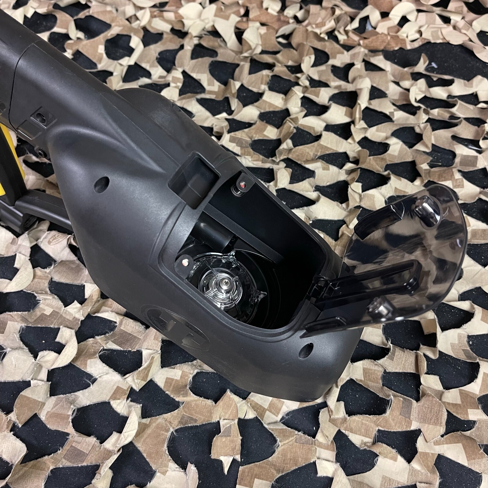 NEW Tippmann Raider Rental Paintball Gun - Black w/ Yellow Grips