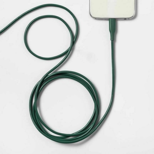 Heyday 6 FT Micro USB to USB-A Charging Cable - Evergreen - Picture 2 of 3