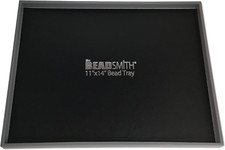 The Beadsmith Bead Mat Tray   Lightweight Tray for Holding Bead Mats, 11.5  X 14