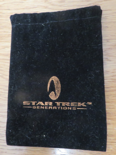 Tarjeta coleccionable Star Trek Generations 1994 'Boldly Go' cobre de colección con certificado de autenticidad/5000 - Imagen 2 de 5