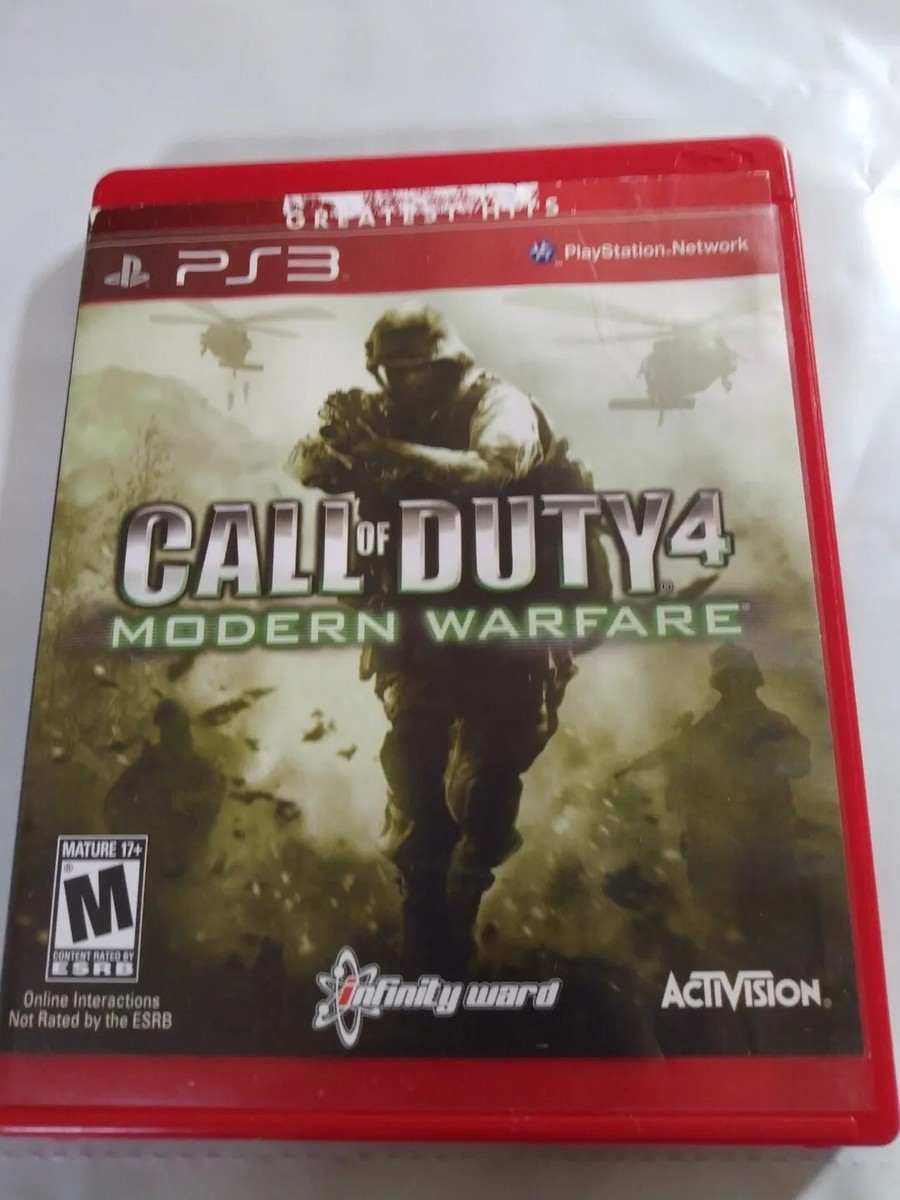 Call of Duty 4: Modern Warfare (Sony Playstation 3 PS3, 2007