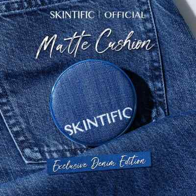 SKINTIFIC Exclusive Denim Edition Perfect Stay Velvet Matte Cushion Foundation