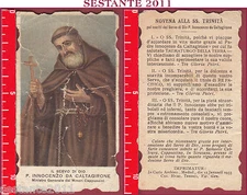2664 SANTINO HOLY CARD FATHER INNOCENZO DA CALTAGIRONE MEDIOLANI