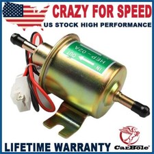Universal 12V Electric Fuel Pump 4-7 PSI HEP-02A Low Pressure Gas Diesel Inline