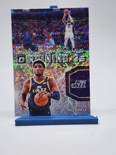 2021-22 Donruss Optic Donovan Mitchell Raining 3s Holo Fast Break #8 Utah Jazz