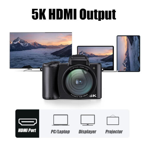 5K-30FPS 256GB vlog camera for video fotografica photo camara digital camera - Picture 3 of 25
