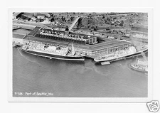 Port of Seattle, Washington   RPPC  Postcard