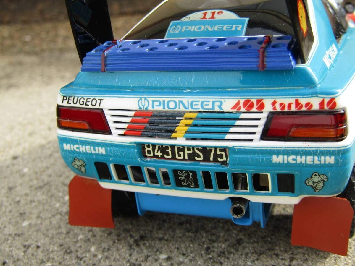 Rare kit Tamiya 1/24 Peugeot 405T16GR (89 Paris Dakar Winner
