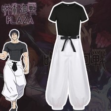 Anime Jujutsu Kaisen Toji Fushiguro T-shirt Pants Suit Cosplay Halloween Costume