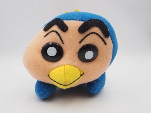 Crayon Shin-chan B0503 Penguin Costume Banpresto 1999 Plush 6" Toy Doll japan - Picture 2 of 9