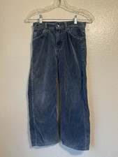 VTG Levi Loose Fit Corduroy Jeans Blue Kids Size 9