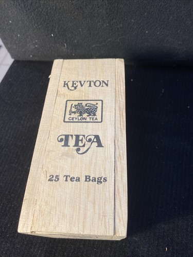 Kevton Apple Spice Wood Box CEYLON TEA WITH SLIDE OFF LID (Empty) - Picture 3 of 7
