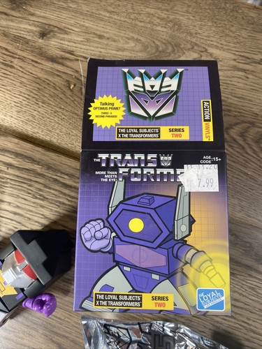The Transformers 3" Blind Box The Loyal Subjects SHRAPNEL OPEN BOX - Picture 4 of 5
