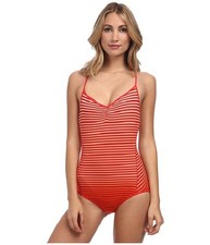 MARC BY MARC JACOBS CRISS CROSS BACK HELENA ONE PIECE SWIMSUIT RED LARGE 178