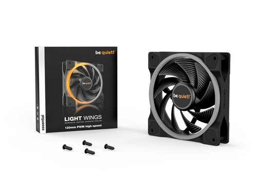 be quiet Light Wings 120mm PWM high-speed ventilateur éclairage ARGB nombreus... - Afbeelding 5 van 5
