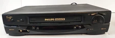 Philips Magnavox VRZ2244 AT01  VCR Plus Player Tested Works NO Remote VHS