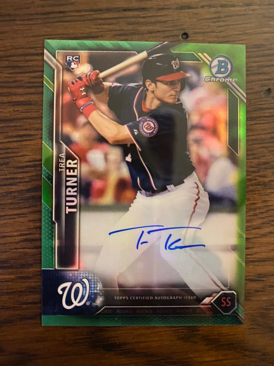 Bowman Trea Turner Baseball Sports Trading Cards & Accessories for