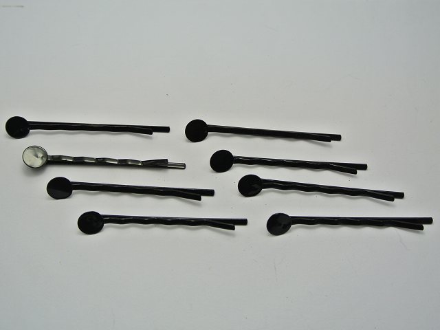 Metal Black Bobby Hair Pin at ₹ 12/pack | Bobby Pin in Thane | ID