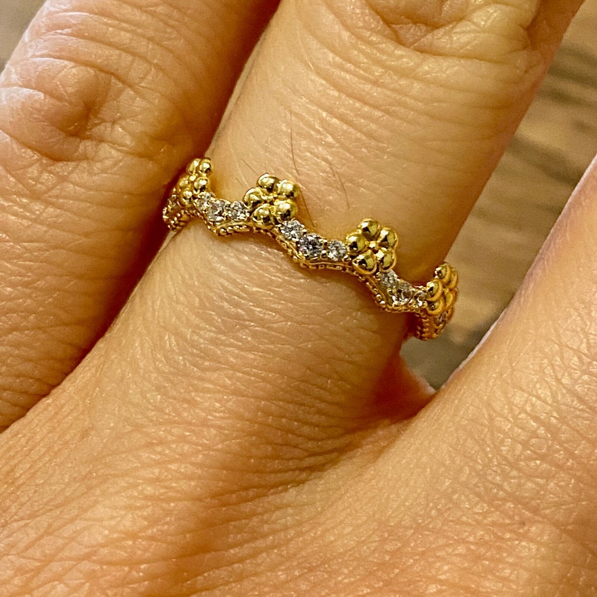 NEW Genuine Pandora Shine Ring 167924CZ Flower Crown 18k NEW Genuine Pandora Shine Ring 167924CZ Flower Crown 18k